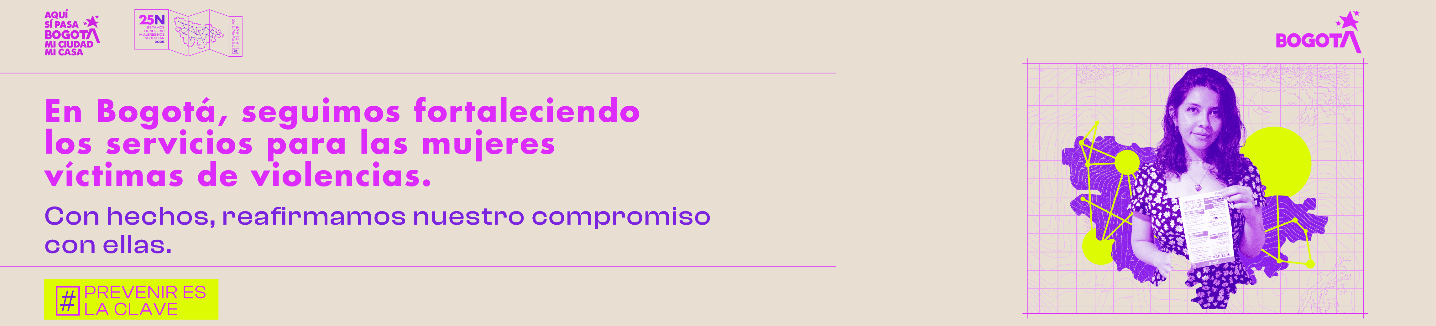 Bogotá fortalece los servicios para las mujeres victimas de violencias