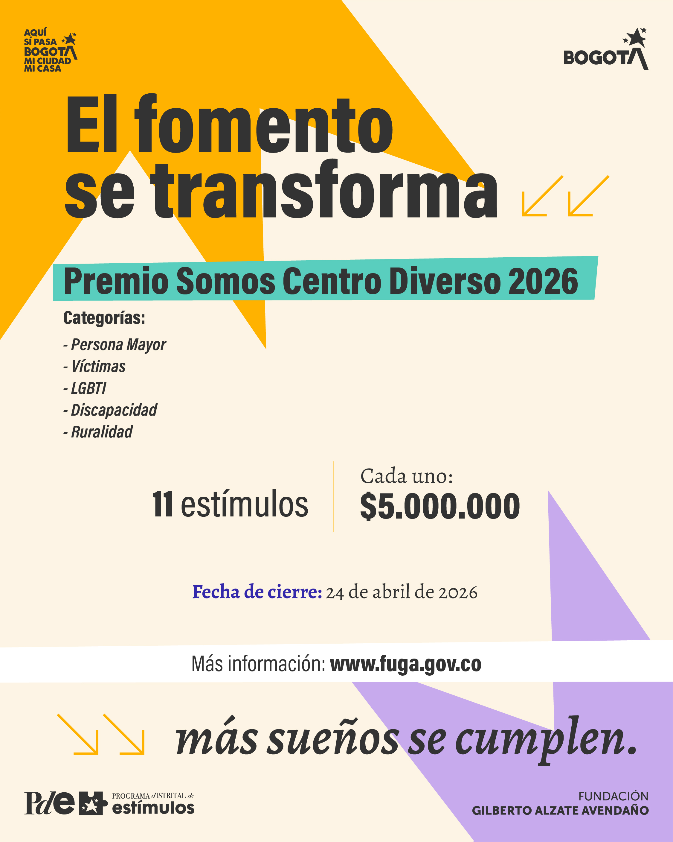 Premio Somos Centro Diverso 2026