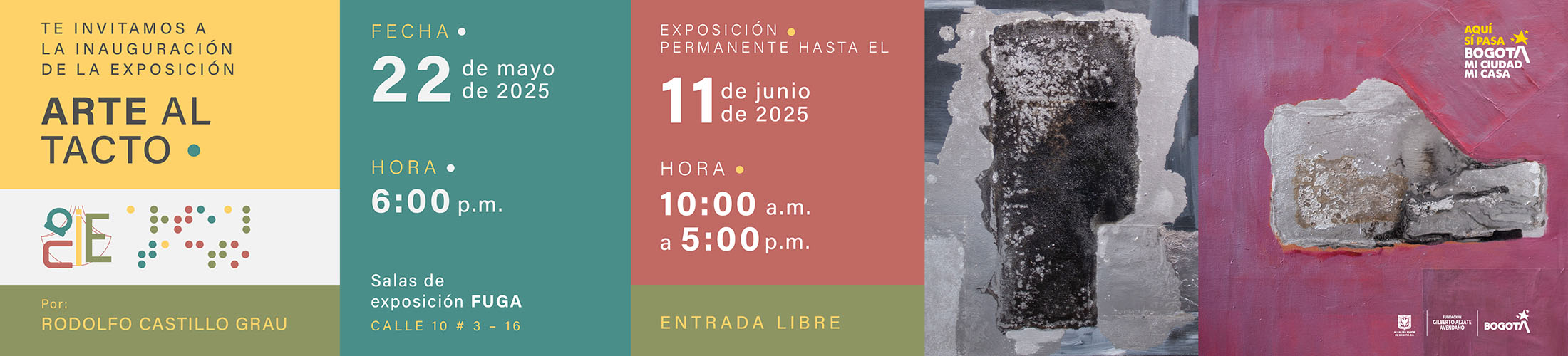 Expo FUGA arte al tacto