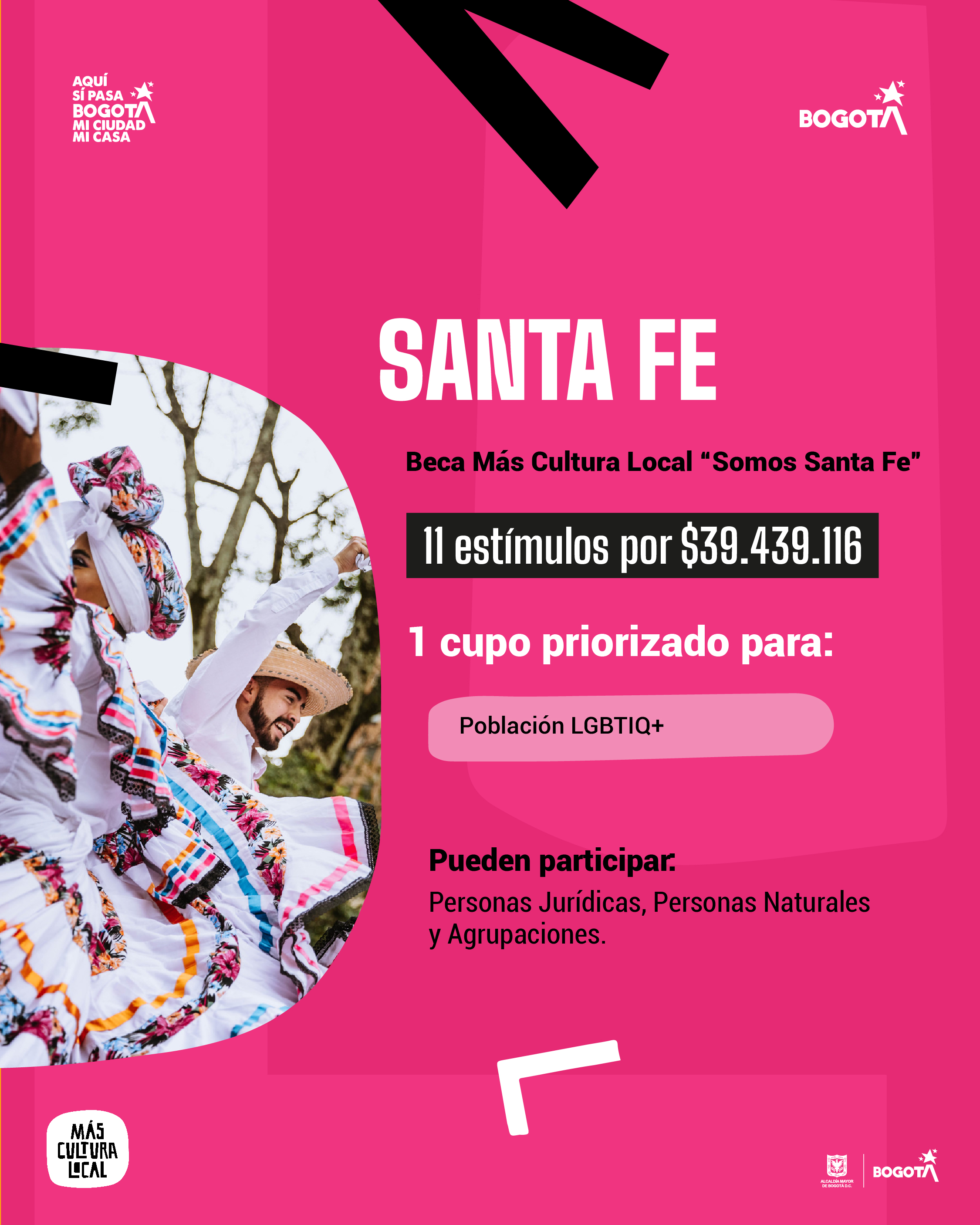 Cartel convocatoria localidad santafe