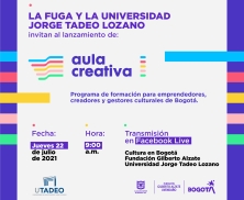FUGA y Tadeo lanzan convocatoria de formación virtual gratuita “Aula Creativa” para emprendedores