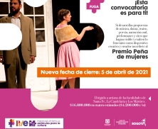 Participe en los premios Peña de Mujeres, Conciertos Universitarios y Beca las Artes Vivas de Gira en el Centro de Bogotá