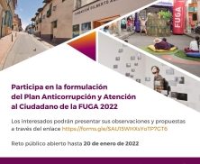 Participa en la Formulación del Plan Anticorrupción y de Atención al Ciudadano 2022 de la FUGA