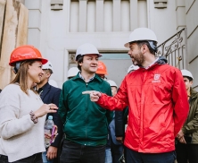 Alcalde de Bogotá, Carlos Galán, visitó la obra del Bronx Distrito Creativo