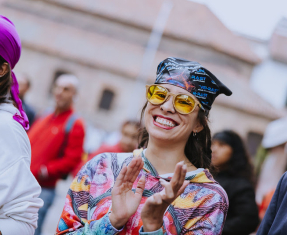Persona en una actividad de la FUGA
