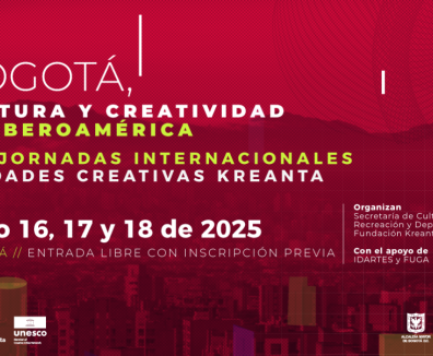 Bogotá será sede de las XIV Jornadas Internacionales de Ciudades Creativas