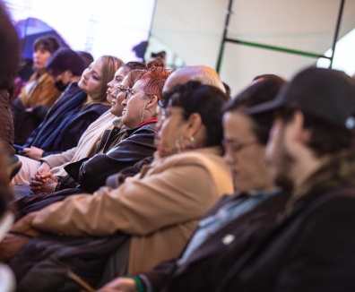 Usuarios de la FUGA durante una actividad en el Muelle de la FUGA
