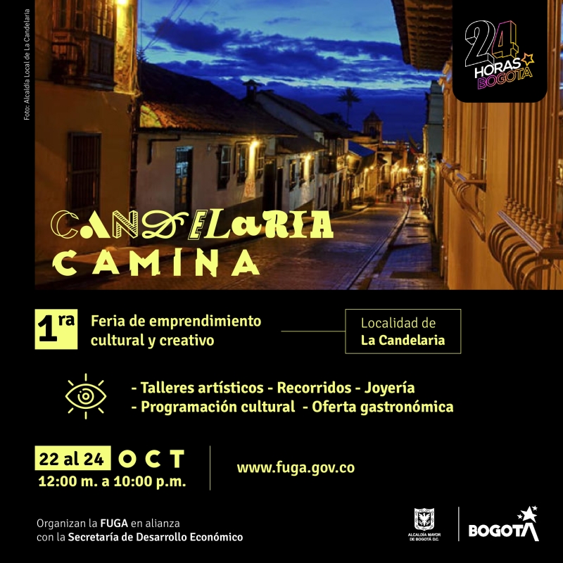 ¿Busca plan en el centro? inicia la feria cultural y creativa “Candelaria Camina”