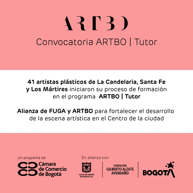 41 artistas plásticos de La Candelaria, Santa Fe y Los Mártires iniciaron proceso de formación en el programa ARTBO | Tutor