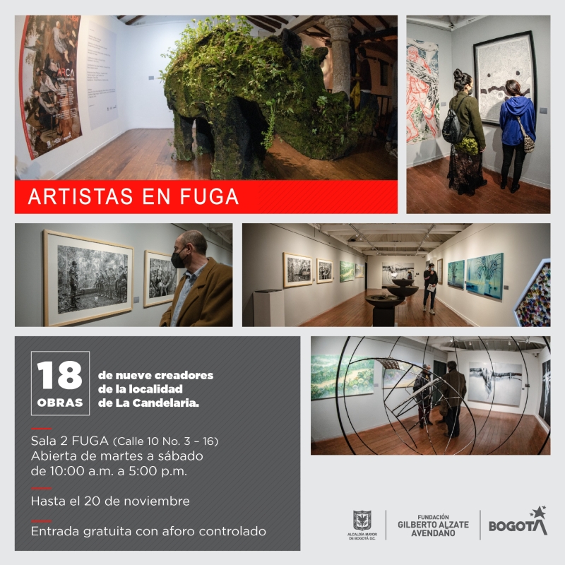 Obras de artistas de La Candelaria y creaciones en vidrio, en dos nuevas exposiciones de la FUGA