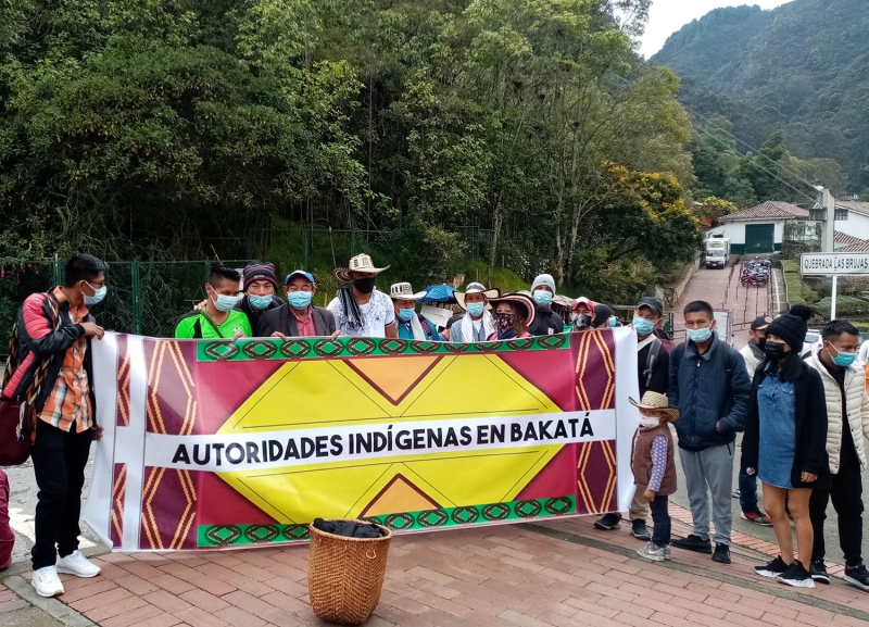Comunidades indígenas de Bogotá participaron en ritual de armonización en Monserrate