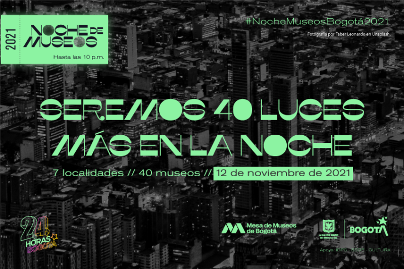 Llega la Primera Noche de Museos de Bogotá