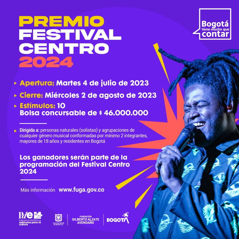 Ya están abiertas las convocatorias para el Premio Festival Centro 2024