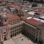 Fotografía aérea de la plazoleta del Colegio Mayor de San Bartolomé