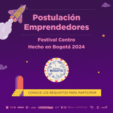 Postulación de emprendedores Festival Centro - Hecho en Bogotá 2024